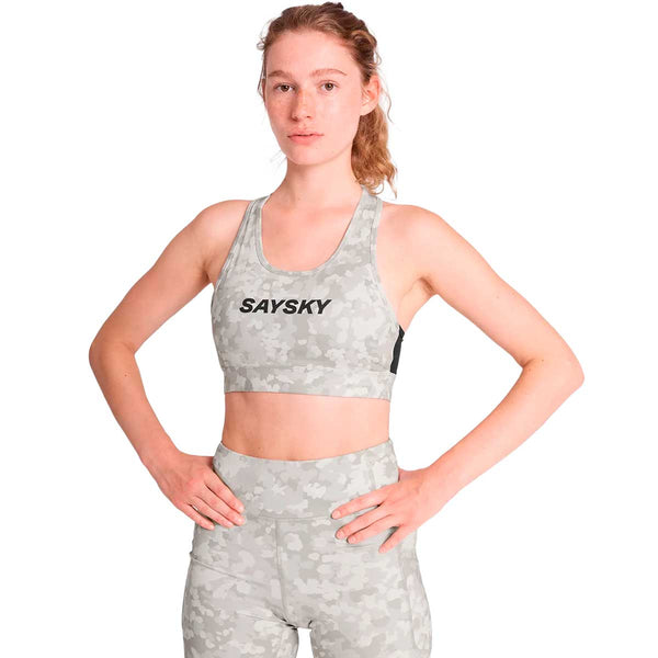 Top Deportiva Saysky Camo Combat Sports Blanco Multi Mujer