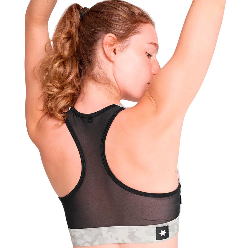 Top Deportiva Saysky Camo Combat Sports Blanco Multi Mujer