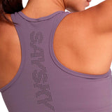 Top Deportivo Saysky Flow Race Crop Top Morado Mujer