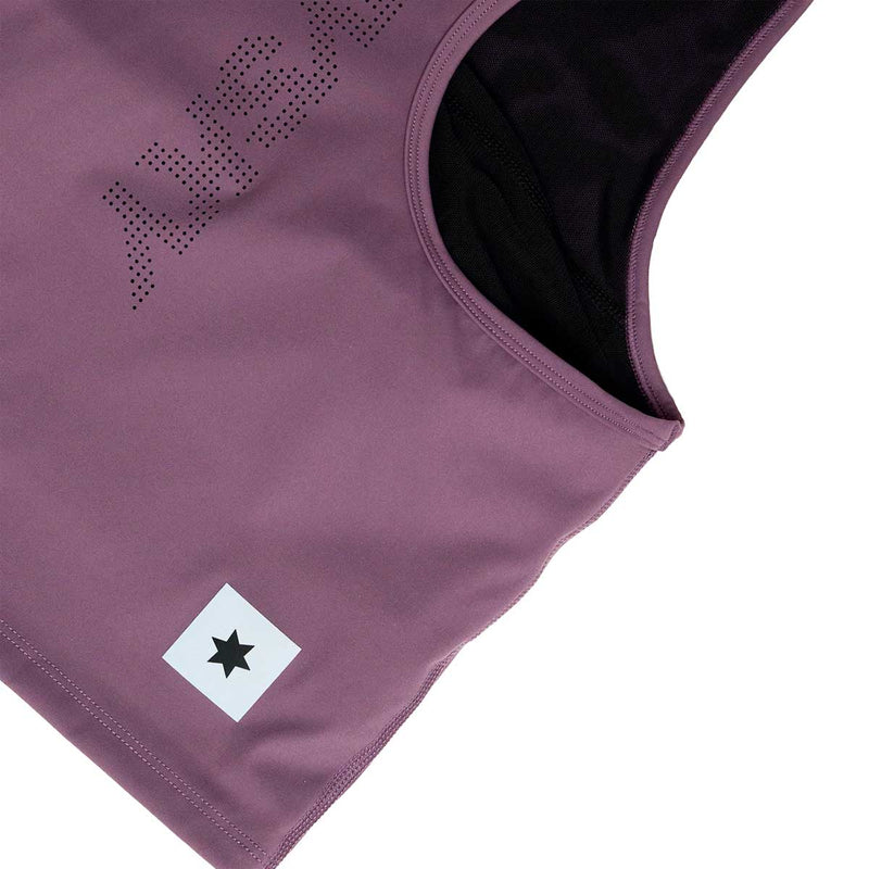 Top Deportivo Saysky Flow Race Crop Top Morado Mujer