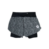 Short Deportivo Saysky 2 in 1 Pace Shorts 3'' Reflective Negro Mujer