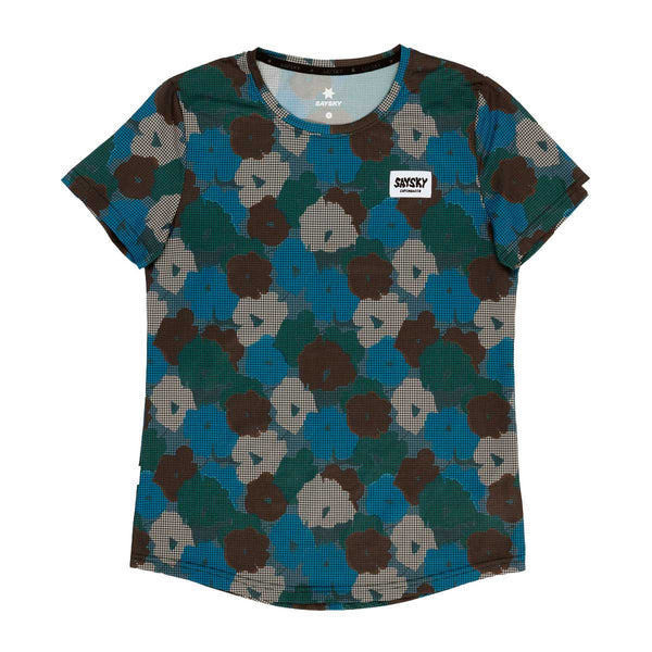 Playera Deportiva Saysky Flower Combat T-Shirt Mujer