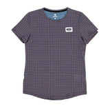 Playera Deportiva Saysky Houndstooth Combat T-Shirt Azul Logo Multi