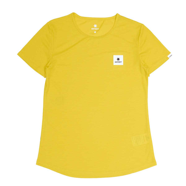 Playera Deportiva Saysky Reactive Flow T-shirt Amarillo Mujer