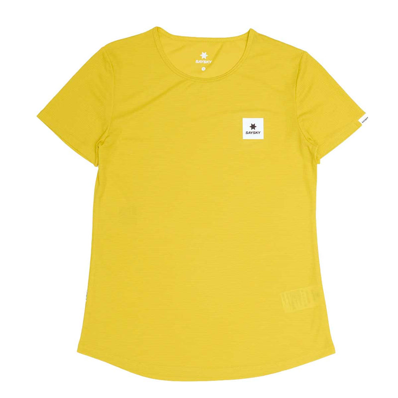 Playera Deportiva Saysky Reactive Flow T-shirt Amarillo Mujer