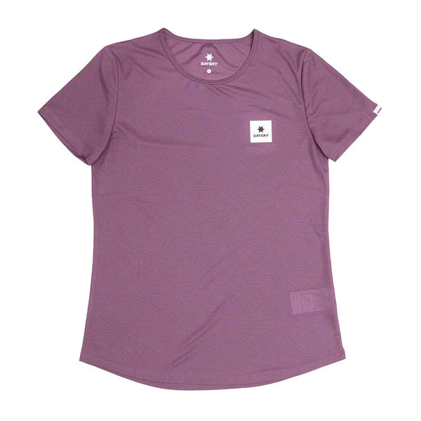 Playera Deportiva Saysky Reactive Flow T-shirt Morado Mujer