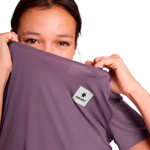 Playera Deportiva Saysky Reactive Flow T-shirt Morado Mujer