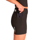 Short Deportivo Saysky Combat+ Rib Short Tights 4" Marrón Mujer