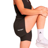 Short Deportivo Saysky Combat+ Rib Short Tights 4" Marrón Mujer