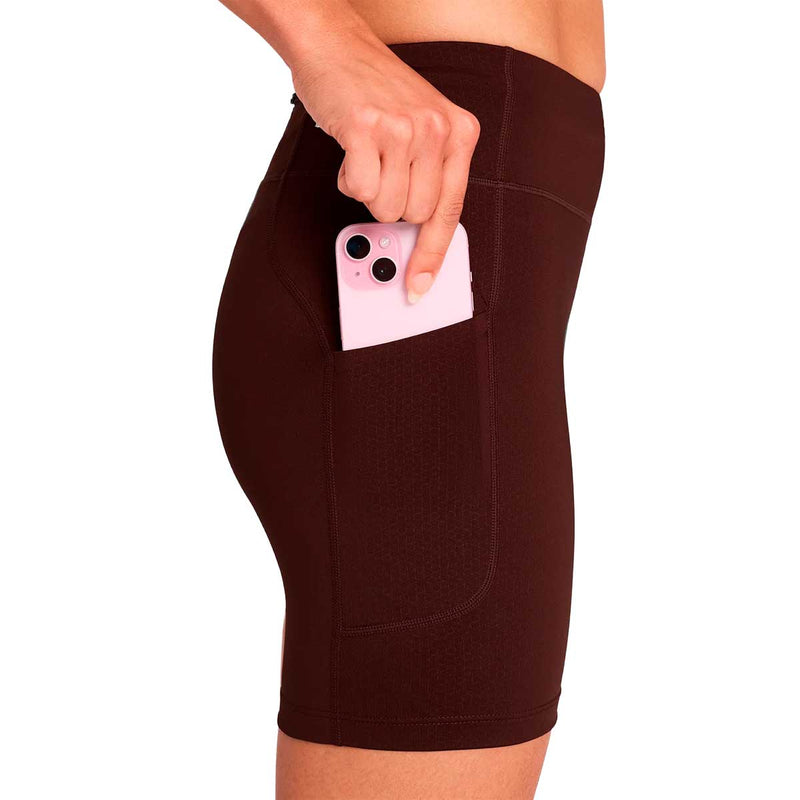 Short Deportivo Saysky Combat+ Short Tights 7" Vino Mujer