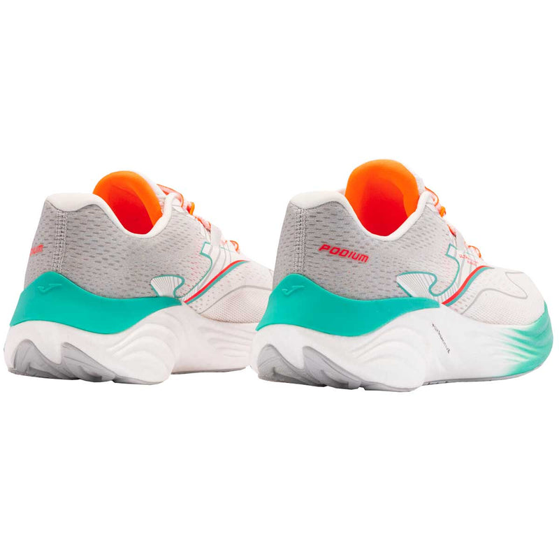 Tenis Running Joma PODIUM Blanco Turquesa Mujer