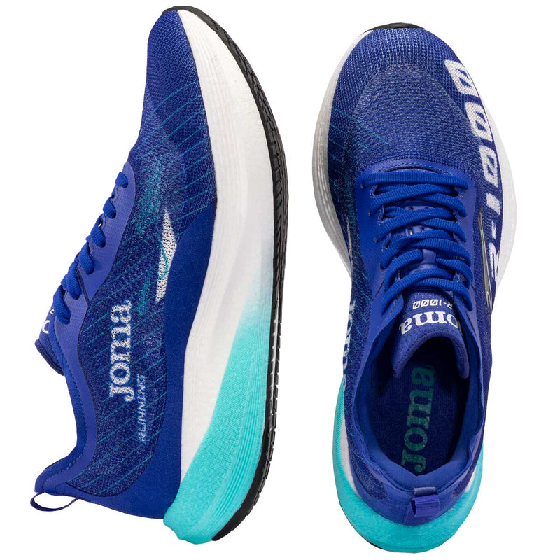Tenis Running Joma R1000 Azul Blanco Hombre