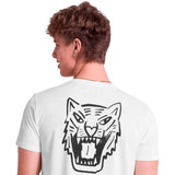 Playera Deportiva Saysky Tiger Grind Combat Pro Blanco Hombre