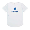 Playera Deportiva Saysky Zig Zag Flow Blanca Azul Hombre