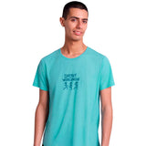 Playera Deportiva Saysky Statement Flow Celeste Hombre