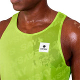 Playera Deportiva Saysky Reactive Flow Singlet Amarilla Fosfo Hombre