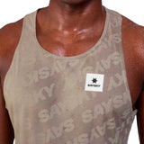 Playera Deportiva Saysky Reactive Flow Dark Beige Hombre