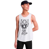 Playera Sin Manga Saysky Tiger Grind Combat Pro Blanco Hombre