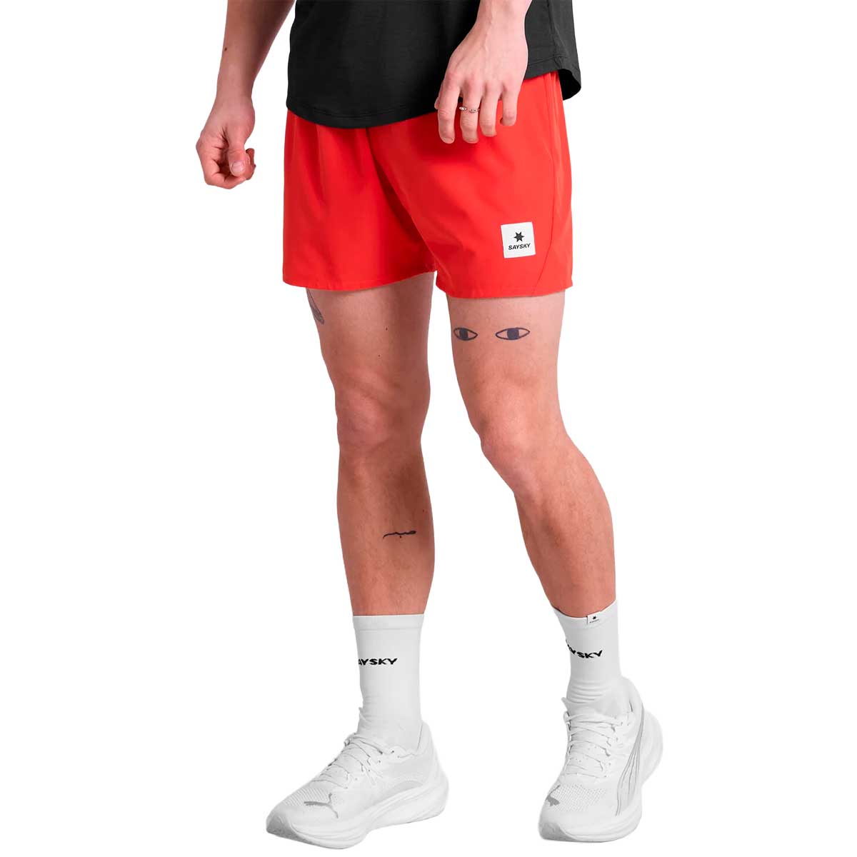 Short Deportivo Saysky Pace 5'' Running Rojo Hombre