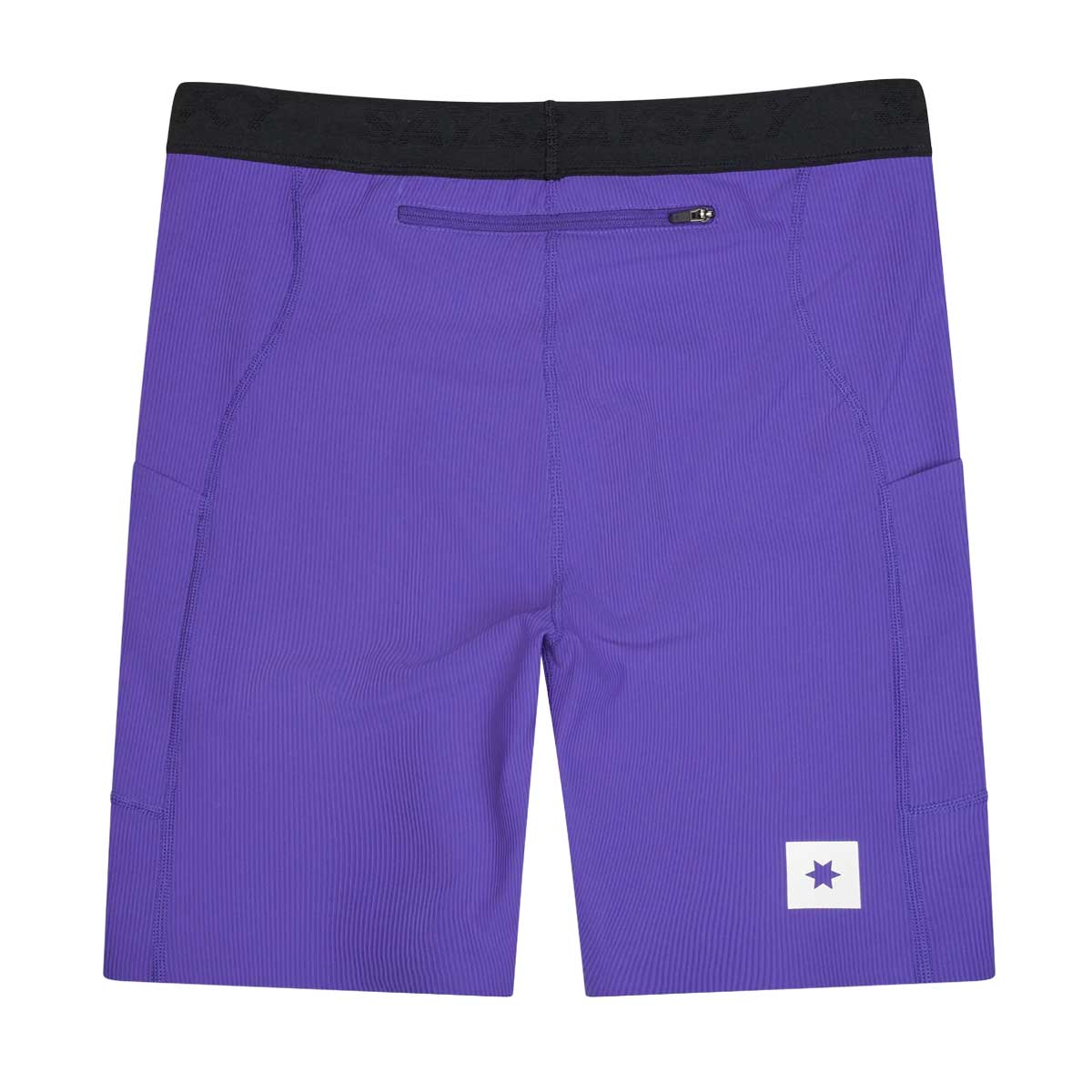 Short Deportivo Saysky Combat+ Rib Tights 8'' Morado Hombre