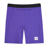 Short Deportivo Saysky Combat+ Rib Tights 8'' Morado Hombre