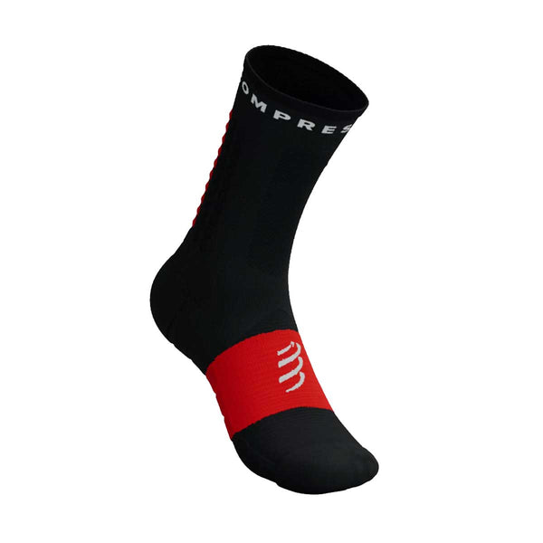 Calceta Compressport Ultra Trail Socks V2.0 Black Red