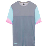 Playera Deportiva Soar Hot Weather Gris Azul Hombre