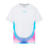 Playera Deportiva Soar Race Tee Blanco Multi Mujer