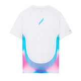 Playera Deportiva Soar Race Tee Blanco Multi Mujer