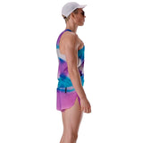 Playera Sin Mangas Soar Graphene Vest Magenta Multi Hombre
