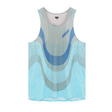 Playera Sin Mangas Soar RACE VEST 2.0 Celeste Multi Hombre