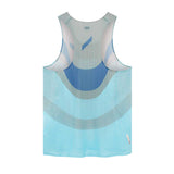 Playera Sin Mangas Soar RACE VEST 2.0 Celeste Multi Hombre