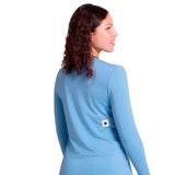 Playera Saysky Clean Pace Long Sleeve Azul Mujer