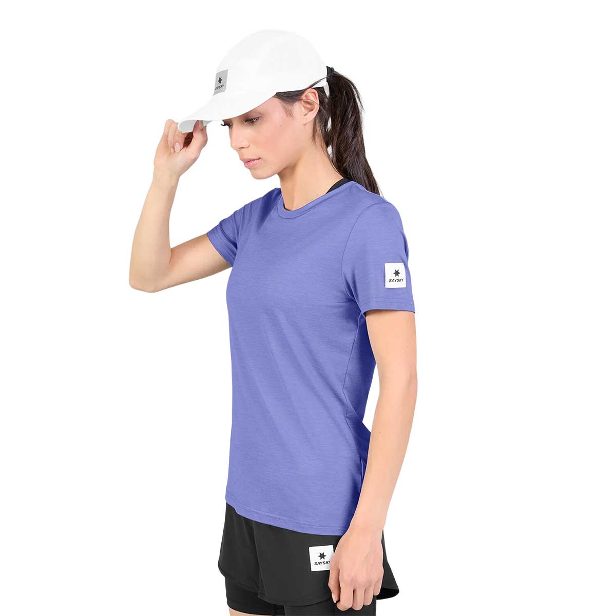 Playera Deportiva Saysky Clean Pace Morado Mujer