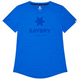 Playera Deportiva Saysky Logo Combat Pro Azul Mujer