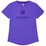 Playera Deportiva Saysky Logo Combat Pro Morada Mujer