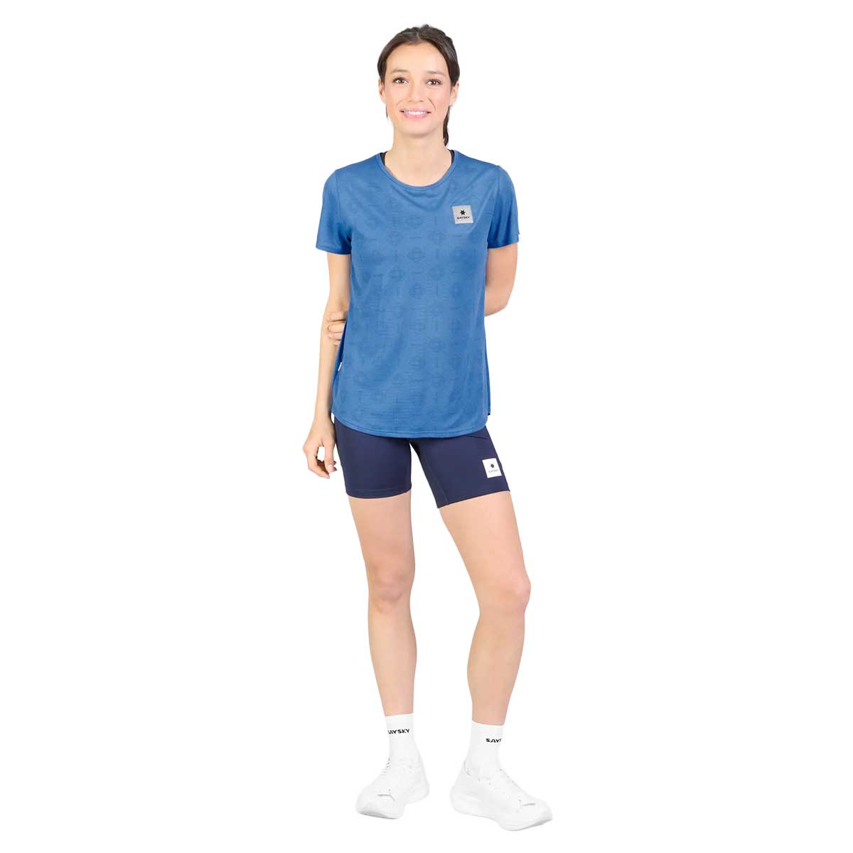 Playera Deportiva Saysky Reactive Flow Azul Mujer