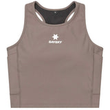 Top Deportivo Saysky Combat Rib Crop Top Café Claro Mujer