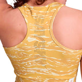 Crop Top Deportivo Saysky Tiger Grind Combat Amarillo Mujer