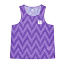 Playera Deportiva Saysky Zig Zag Air Flow Morado Mujer