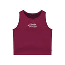 Top Deportivo Saysky Couture Combat Crop Top Vino Mujer