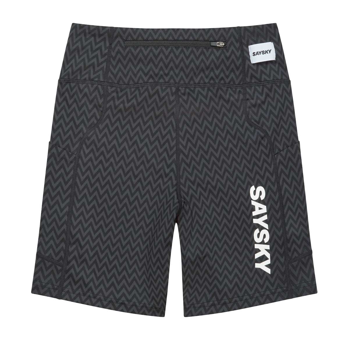 Short Deportivo Saysky Zig Zag Combat+ Tights 7" Negro Mujer