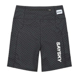 Short Deportivo Saysky Zig Zag Combat+ Tights 7" Negro Mujer