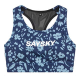 Top Deportiva Saysky Flower Combat Sports Azul Multi Mujer