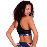 Top Deportiva Saysky Flower Combat Sports Azul Multi Mujer