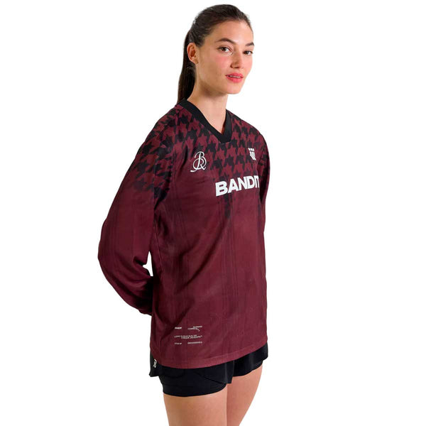 Manga Larga Bandit Jacquard Footy Run Long Sleeve Fig Print