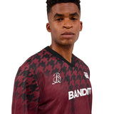 Manga Larga Bandit Jacquard Footy Run Long Sleeve Fig Print