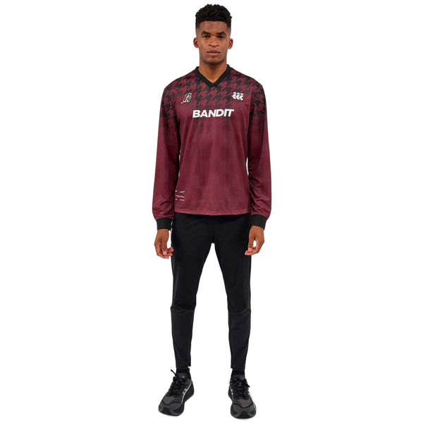 Manga Larga Bandit Jacquard Footy Run Long Sleeve Fig Print