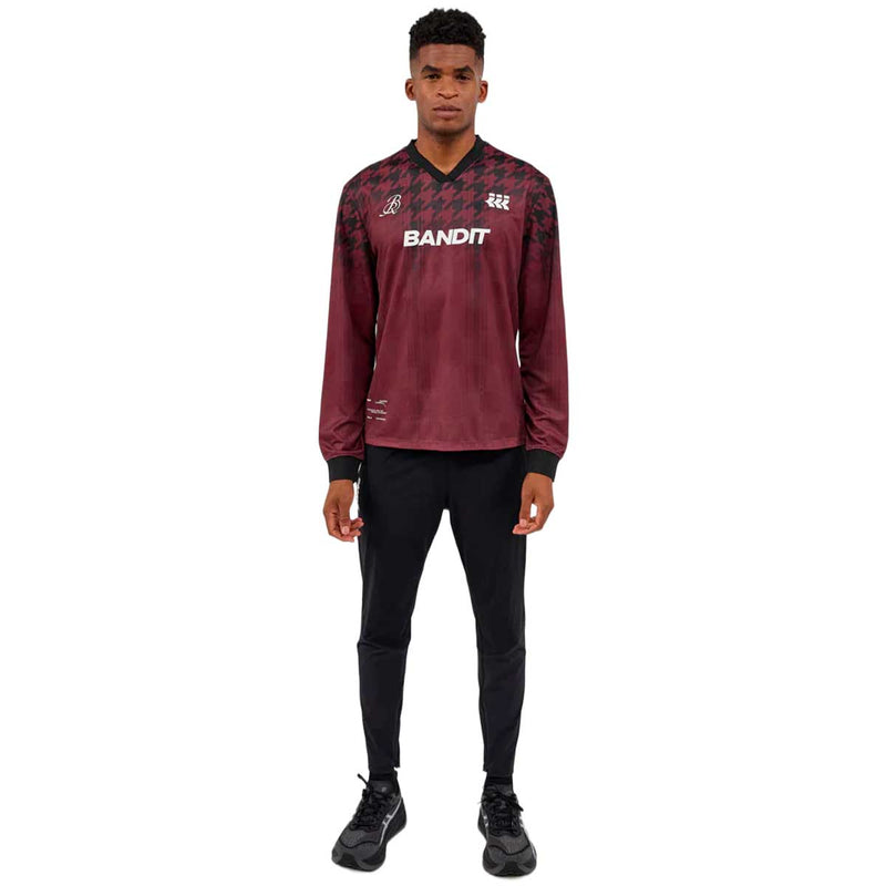 Manga Larga Bandit Jacquard Footy Run Long Sleeve Fig Print