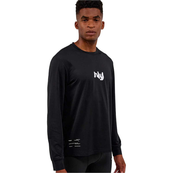 Manga Larga Bandit NanoMesh™ Abstract Floral Black Hombre